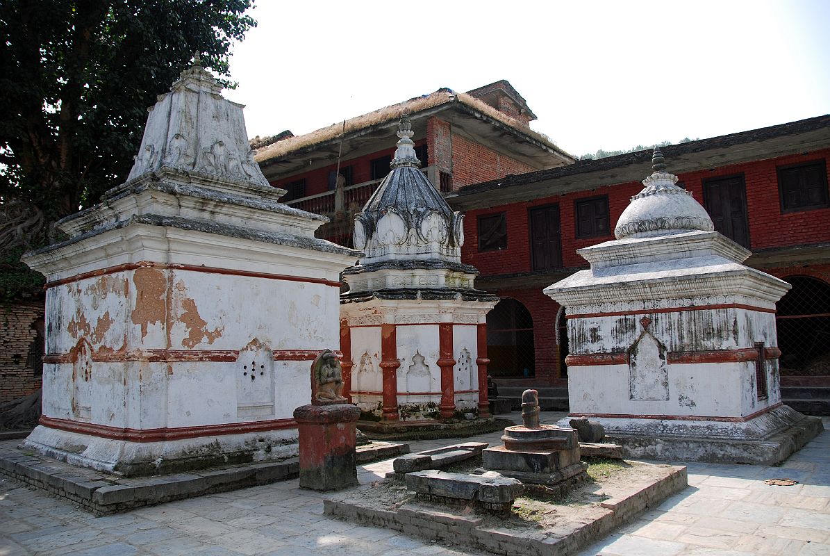 12 Kathmandu Gokarna Mahadev Temple Small Shrines Near Garuda Statue 